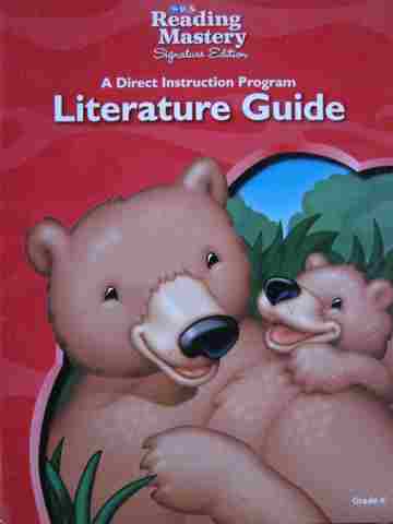 (image for) SRA Reading Mastery K Signature Edition Literature Guide (P)