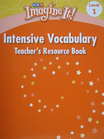 (image for) SRA Imagine It! 1 Intensive Vocabulary TRB (TE)(P) - Click Image to Close