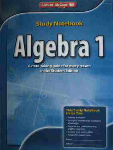 (image for) Algebra 1 Common Core Study Notebook (P)