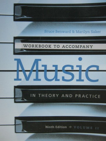 (image for) Music in Theory & Practice 9th Edition Volume 2 Workbook(Spiral)