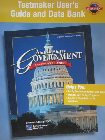(image for) United States Government Testmaker User's Guide & Data Bank (P)