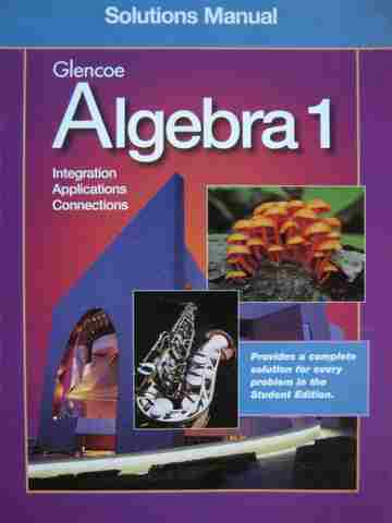 (image for) Algebra 1 Solutions Manual (P)