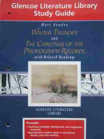 (image for) Winter Thunder & the Christmas of the Phonograph Study Guide (P)