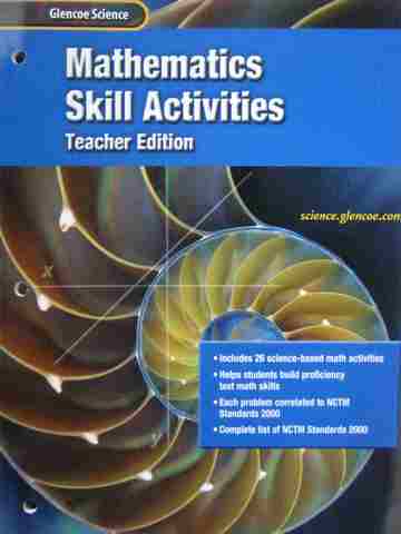 (image for) Glencoe Science Mathematics Skill Activities TE (TE)(P)