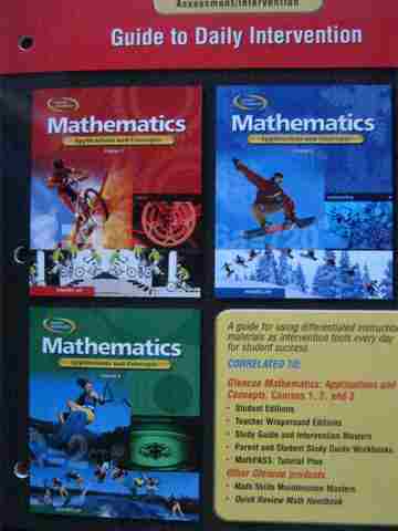 (image for) Mathematics Courses 1 2 3 Guide to Daily Intervention (P)