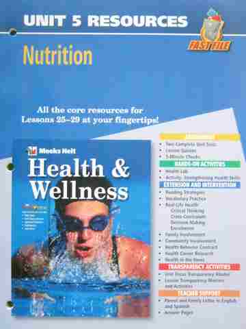 (image for) Health & Wellness Unit 5 Resources Nutrition (P)