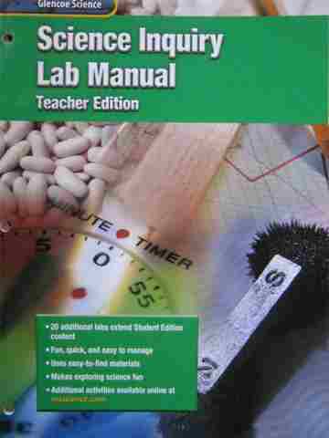 (image for) Glencoe Science Inquiry Lab Manual TE (TE)(P)
