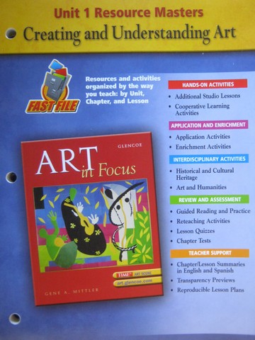 (image for) Art in Focus Unit 1 Resource Masters (P) - Click Image to Close