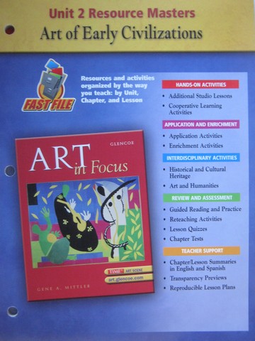 (image for) Art in Focus Unit 2 Resource Masters (P) - Click Image to Close
