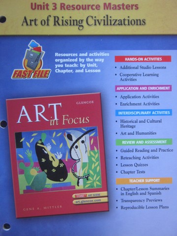 (image for) Art in Focus Unit 3 Resource Masters (P)