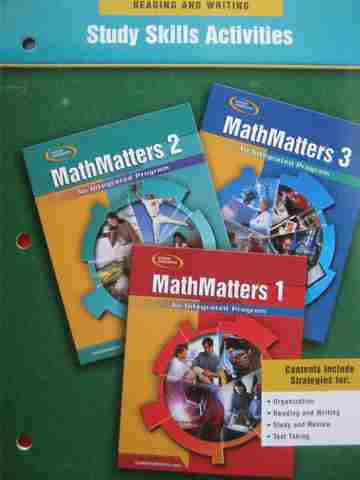 (image for) MathMatters An Integrated Program Study Skills Activities (P)
