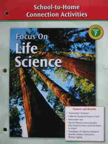 (image for) Focus on Life Science School to Home Connection Activity (CA)(P)