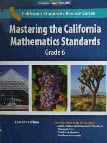 (image for) Mastering the California Mathematics Standards 6 TE (TE)(CA)(P)