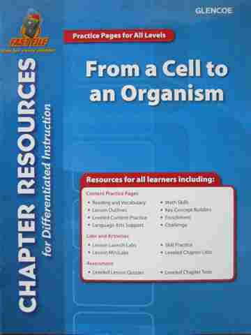 (image for) Life iScience Chapter Resources Chapter 3 (P)