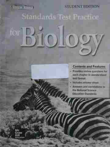 (image for) Biology Standards Test Practice Student Edition (P)