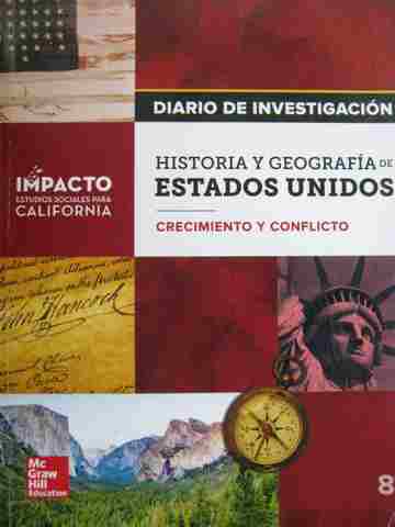 (image for) Historia y Geografia de Estados Unidos 8 Diario de investigacion (CA)(P) by Appleby, Brinkley,