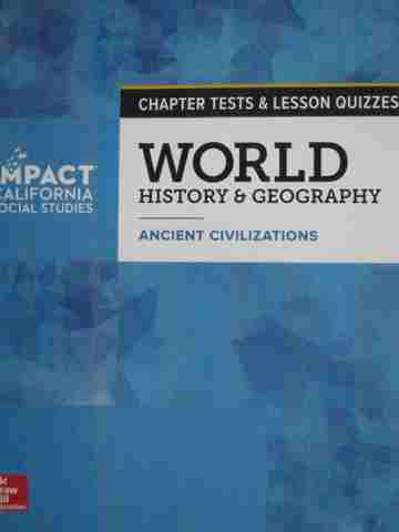 (image for) Ancient Civilizations Chapter Tests & Lesson Quizzes (CA)(P)
