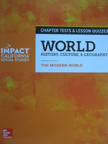 (image for) Modern World Chapter Tests & Lesson Quizzes (CA)(P)