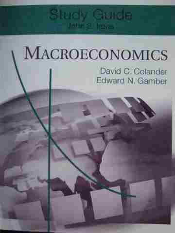 (image for) Macroeconomics Study Guide (P) by John S Irons