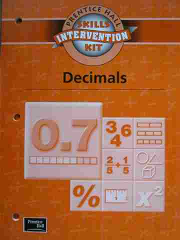 (image for) Skills Intervention Kit Decimals (P) by Randall I Charles