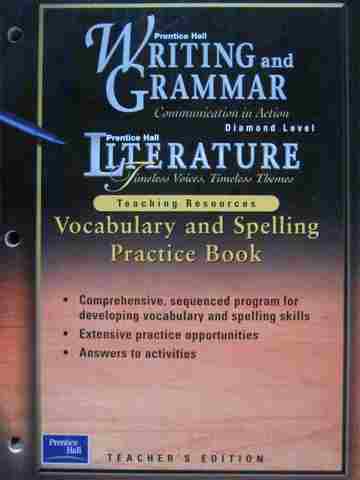 (image for) Writing & Grammar Diamond Vocabulary & Spelling Practice TE (P)
