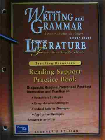 (image for) Writing & Grammar Silver Reading Support Practice Book TE (P)