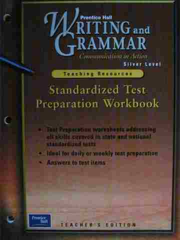 (image for) Writing & Grammar Silver Standardized Test Prep Workbook TE (P)