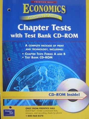 (image for) Economics Principles in Action Chapter Tests with Test Bank (P)