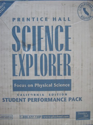 (image for) Focus on Physical Science Student Performance Pack (CA)(Pk)