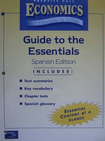 (image for) Economics Principles in Action Guide to the Essentials SP (P)