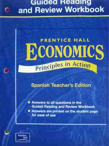 (image for) Economics Principles in Action Guided Reading Spanish TE (TE)(P)