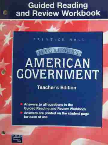 (image for) Magruder's American Government Guided Reading & Review TE (P)