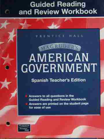 (image for) Magruder's American Government Guided Reading Spanish TE (TE)(P)