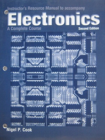 (image for) Electronics A Complete Course 2nd Edition IRM (TE)(P)