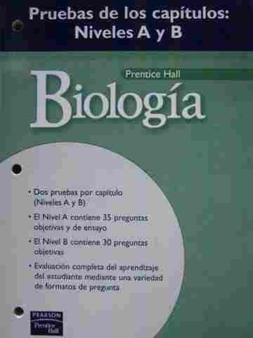(image for) Biologia Pruebas de los capitulos: Niveles A y B (P)