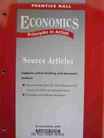 (image for) Economics Principles in Action Source Articles (P)