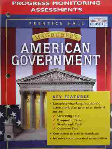 (image for) Magruder's American Government Progress Monitoring (P)