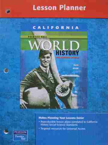 (image for) World History The Modern World Lesson Planner (CA)(P)