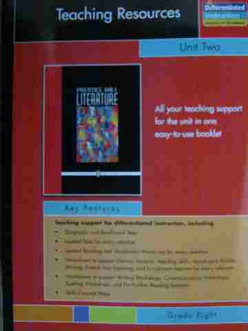 (image for) Literature 8 Teaching Resources Unit 2 (P)