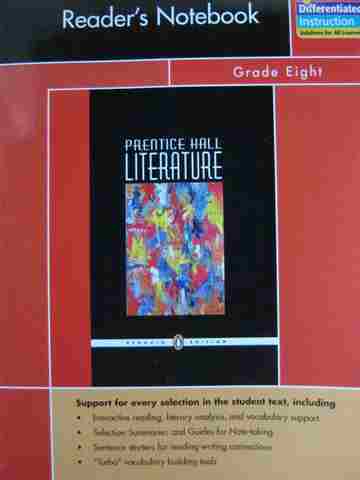 (image for) Literature 8 Penguin Edition Reader's Notebook (P)
