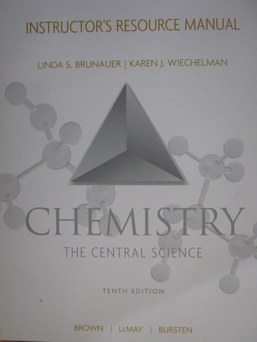 (image for) Chemistry 10e Instructor's Resource Manual (TE)(P) by Brunauer & Wiechelman