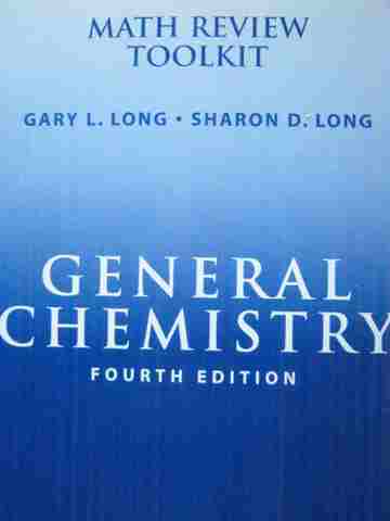 (image for) General Chemistry 4th Edition Math Review Toolkit (P) by Long,