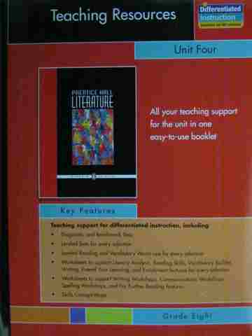 (image for) Literature 8 Teaching Resources Unit 4 (P)