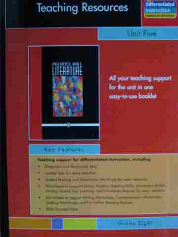 (image for) Literature 8 Teaching Resources Unit 5 (P)
