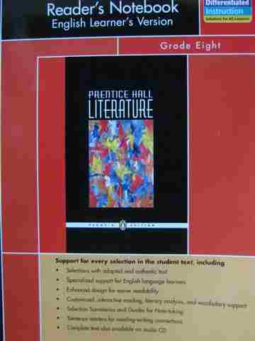 (image for) Literature 8 Penguin Edition Reader's Notebook EL Version (P)