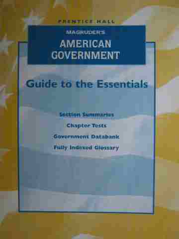 (image for) Magruder's American Government Guide to Essentials (P)
