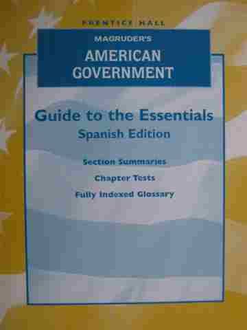 (image for) Magruder's American Government Guide to Essentials Spanish (P)