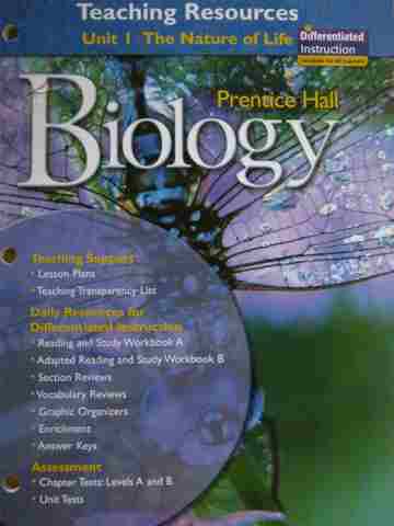 (image for) Biology Teaching Resources Unit 1 (P)