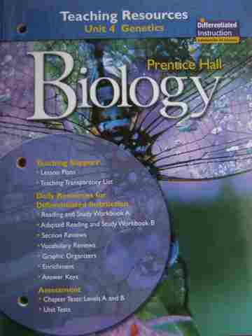 (image for) Biology Teaching Resources Unit 4 (P)