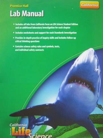 (image for) California Focus on Life Science Lab Manual (CA)(P)